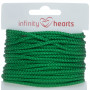 Infinity Hearts Anorakksnor Polyester 3mm 07 Grønn - 5m