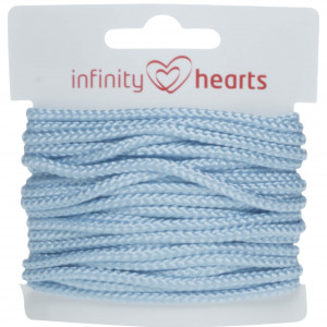 Bilde av Infinity Hearts Anorakksnor Polyester 3mm 08 Lys Blå - 5m