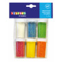 Playbox Glitterpulver/Glimmer Pastellfarger 20g - 6 stk