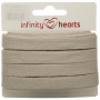 Infinity Hearts Anorakksnor Bomull flat 10mm 200 natur - 5m