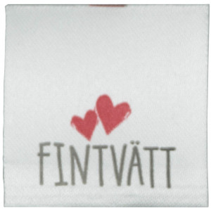 Bilde av Label Svensk Fintvätt Handmade Hvit - 1 Stk