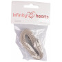 Infinity Hearts Stoffbånd/Labels bånd Heklemotiver 15mm - 3 meter