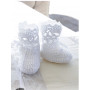 So Charming Socks by DROPS Design - Babytøfler Hekleoppskrift str. 15/17 - 22/23