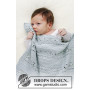 Sleepy Times by DROPS Design - Babyteppe Hekleoppskrift 65x81 cm