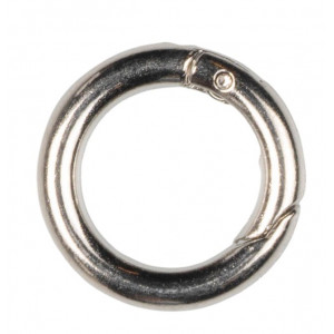 Bilde av Infinity Hearts O-ring/endeløs Ring Med Åpning Messing Sølv Ø20mm - 5
