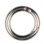 Infinity Hearts O-ring/Endeløs ring med Åpning Messing Sølv Ø20mm - 5 stk