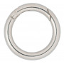 Infinity Hearts O-ring/Endeløs ring med Åpning Messing Sølv Ø38mm - 5 stk
