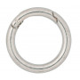 Infinity Hearts O-ring/Endeløs ring med Åpning Messing Sølv Ø35mm - 5 stk