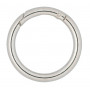Infinity Hearts O-ring/Endeløs ring med Åpning Messing Sølv Ø40mm - 5 stk