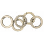 Infinity Hearts O-ring/Endeløs ring med Åpning Messing Antikk bronse Ø23,5mm - 5 stk