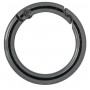 Infinity Hearts O-ring/Endeløs ring med Åpning Messing Gunmetal Ø30mm - 5 stk