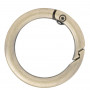 Infinity Hearts O-ring/Endeløs ring med Åpning Messing Antikk bronse Ø30mm - 5 stk