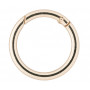 Infinity Hearts O-ring/Endeløs ring med Åpning Messing Lys Gull Ø37,6mm - 5 stk