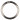 Infinity Hearts O-ring/Endeløs ring med Åpning Messing Sølv Ø37,6mm - 5 stk