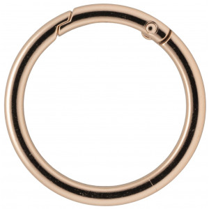 Bilde av Infinity Hearts O-ring/endeløs Ring Med Åpning Messing Lys Gull Ø43,6m