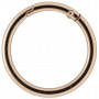 Infinity Hearts O-ring/Endeløs ring med Åpning Messing Lys Gull Ø43,6mm - 5 stk