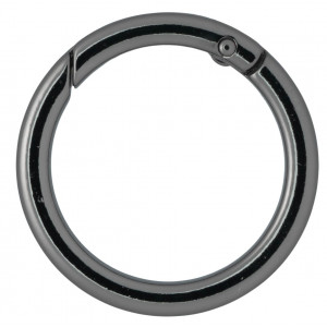 Bilde av Infinity Hearts O-ring/endeløs Ring Med Åpning Messing Gunmetal Ø37,6m