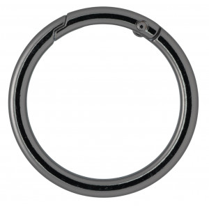 Bilde av Infinity Hearts O-ring/endeløs Ring Med Åpning Messing Gunmetal Ø43,6m