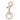 Infinity Hearts Karabinhake med D-ring Messing Lys Gull 45mm - 5 stk