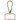 Infinity Hearts Karabinhake med D-ring Messing Lys Gull 60mm - 3 stk
