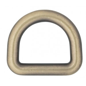 Bilde av Infinity Hearts D-ring Messing Antikk Bronse 16x16mm - 5 Stk