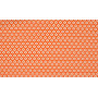 Minimals Bomullspoplinstoff Print 33 Flower Orange 145cm - 50cm