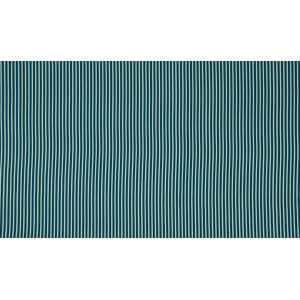 Bilde av Minimals Bomullspoplinstoff Print 306 Stripe Petrol 145cm - 50cm
