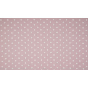 Bilde av Minimals Bomullspoplinstoff Print 511 Big Dot Dusty Pink 145cm - 50cm