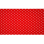 Minimals Bomullspoplinstoff Print 515 Big Dot Red 145cm - 50cm