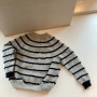 Charme Sweater av Knit by Nees – Garnpakke til Charme Sweater Str. 0 mdr - 4 år