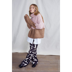 Lala Berlin Lovely Cotton Sweater av Lana Grossa - Sweater Strikkeoppskrift Str. 36/38 - 44