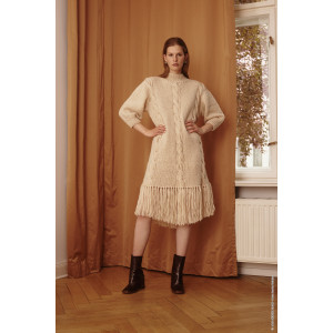 Lala Berlin Lovely Cotton Kjole av Lana Grossa - Kjole Strikkeoppskrift Str. 36/38 - 40/42