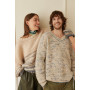 Lala Berlin Lovely Cotton & Lala Berlin Stripy Sweater av Lana Grossa – Sweater Strikkeoppskrift Str. 36/42 - 44/50