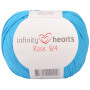 Infinity Hearts Rose 8/4 Garnpakke Unicolor 125 Turkis - 20 stk