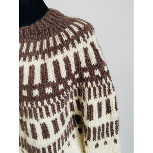 Snowdrop Wool Sweater av Rito Krea - Genser Strikkeoppskrift str. S-XL - Medium