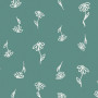 Bomullspoplin Blomster 150cm 015 - 50 cm
