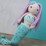 Lag selv/DIY-sett Milou Mermaid hekling