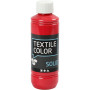Textil Solid, rød, dekkende, 250 ml/ 1 fl.