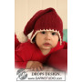 Santa Baby by DROPS Design - Baby Nisselue Strikkeoppskrift str. 1/3 mdr - 3/4 år
