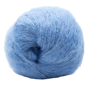 Bilde av Kremke Soul Wool Baby Silk Fluffy Unicolour 2720 Jeans I Ull Og Baby S