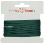 Infinity Hearts Satengbånd Dobbeltsidig 3mm 593 Militærgrønn - 5m