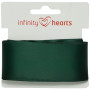 Infinity Hearts Satengbånd Dobbeltsidig 38mm 593 Militærgrønn - 5m