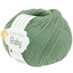 Bilde av Lana Grossa Cool Wool Baby Garn 297 Reseda Grønn