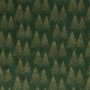 Poplin m/juletrær folietrykk gull 145cm 025 Grønn - 50cm