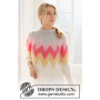 Pink Lemonade Sweater by DROPS Design - Genser Strikkeoppskrift str. S - XXXL