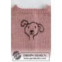 Woof Woof Sweater by DROPS Design - Baby Genser Strikkeoppskrift str. 0/1 mdr - 3/4 år