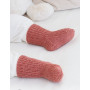 Rosy Cheeks Socks by DROPS Design - Baby Sokker Strikkeoppskrift str. 0/1 mdr - 3/4 år