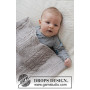 Cosy Twists by DROPS Design - Baby Teppe Strikkeoppskrift 65-80 cm
