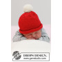 Itsy Bitsy Santa by DROPS Design - Baby Nisselue Strikkeoppskrift str. Prematur -3/4 år