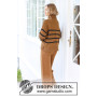 Comfy Caramel Trousers by DROPS Design - Bukser Strikkeoppskrift str. S - XXXL